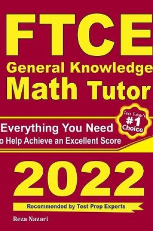 Cover of FTCE General Knowledge Math Tutor