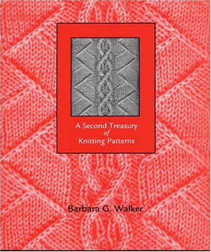 Book cover for Second Treasury of Knitting Patterns