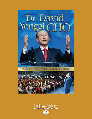 Book cover for Dr. David Yonggi Cho, Ministering Hope for 50 Years