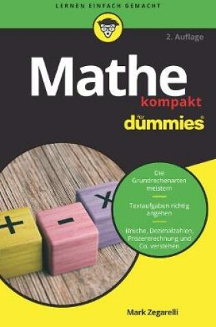 Cover of Mathe kompakt für Dummies 2e