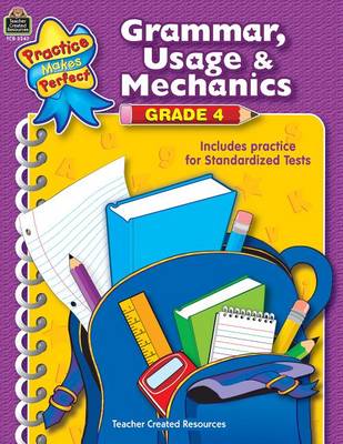 Book cover for Grammar, Usage & Mechanics Grade 4