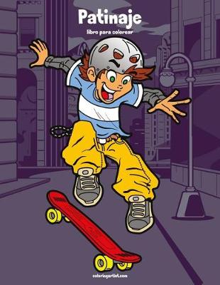 Cover of Patinaje libro para colorear 1