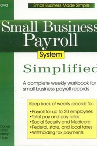 Cover of Small Business Payroll System Simplified