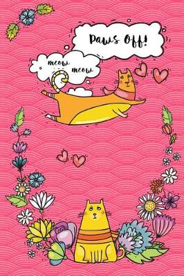 Cover of Journal Notebook For Cat Lovers Funny Flying Cartoon Cat 4