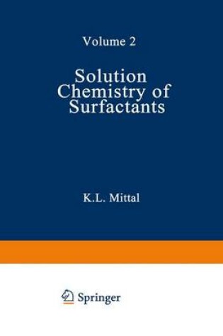 Cover of Solution Chemistry of Surfactants