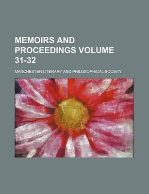 Book cover for Memoirs and Proceedings Volume 31-32