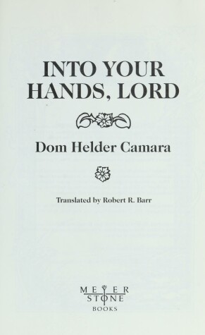 Book cover for Into Your Hands, Lord