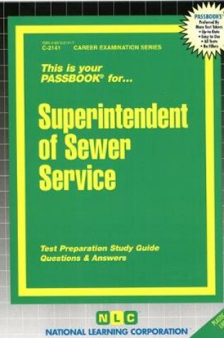 Cover of Superintendent of Sewer Service