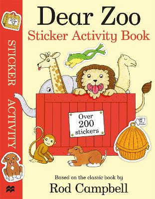 Book cover for Dear Zoo Sticker Activity Book