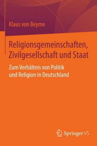 Cover of Religionsgemeinschaften, Zivilgesellschaft Und Staat