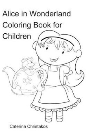 Cover of Alice in Wonderland Coloring Book