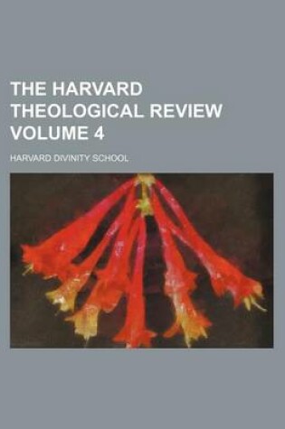 Cover of The Harvard Theological Review Volume 4