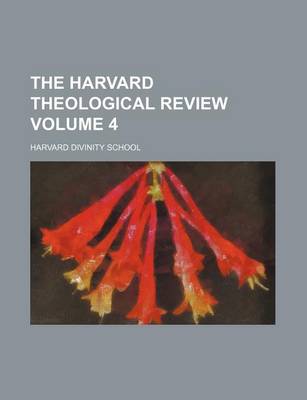 Book cover for The Harvard Theological Review Volume 4