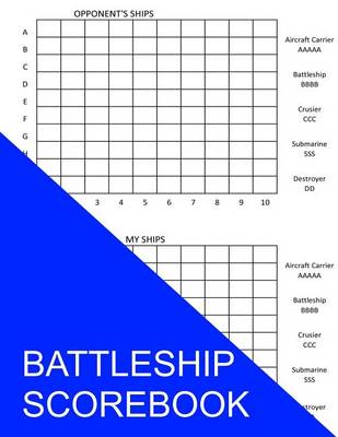 Book cover for Battleship Scorebook