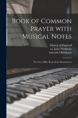 Book cover for Book of Common Prayer With Musical Notes