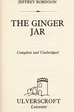 Cover of Ginger Jar