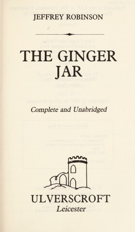 Book cover for Ginger Jar