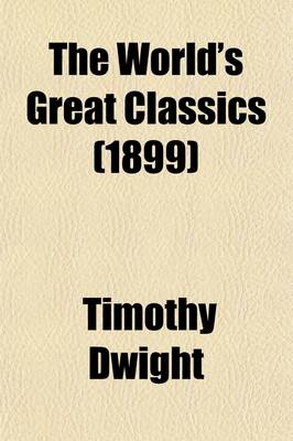 Book cover for The World's Great Classics (Volume 26); Orations of American Orators