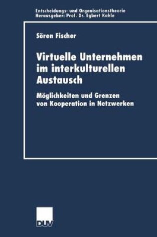 Cover of Virtuelle Unternehmen im interkulturellen Austausch