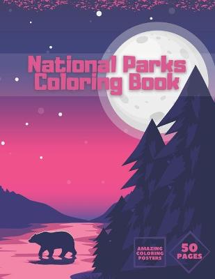 Book cover for National Parks Coloring Book