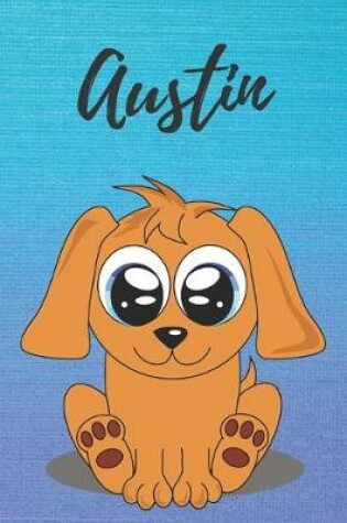 Cover of Austin dog coloring book / notebook / journal / diary