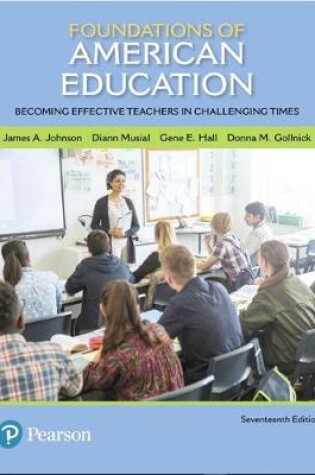 Cover of Foundations of American Education