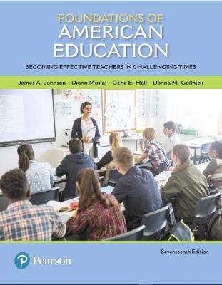 Cover of Foundations of American Education