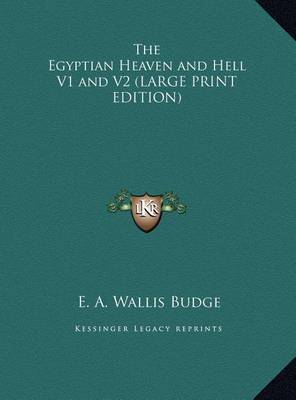 Book cover for The Egyptian Heaven and Hell V1 and V2