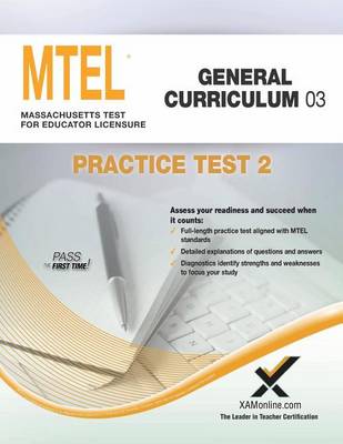Cover of MTEL General Curriculum 03 Practice Test 2