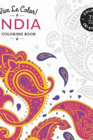 Cover of Vive Le Color! India (Coloring Book)