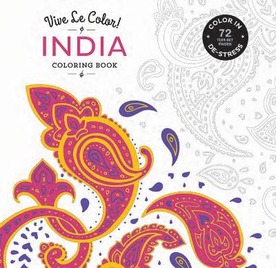 Book cover for Vive Le Color! India (Coloring Book)