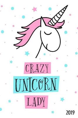 Book cover for Crazy Unicorn Lady 2019