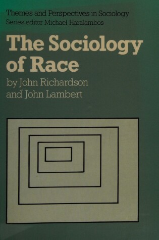 Cover of Sociology of Race