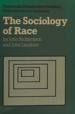 Book cover for Sociology of Race