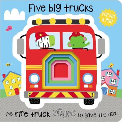 Book cover for Board Book Five Big Trucks