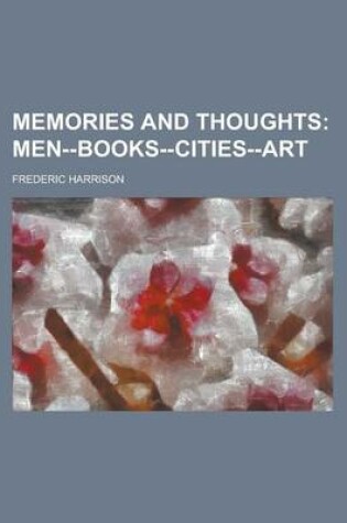 Cover of Memories and Thoughts