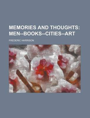 Book cover for Memories and Thoughts