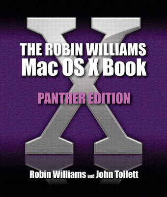 Book cover for Robin Williams Mac OS X Book, The, Panther Edition