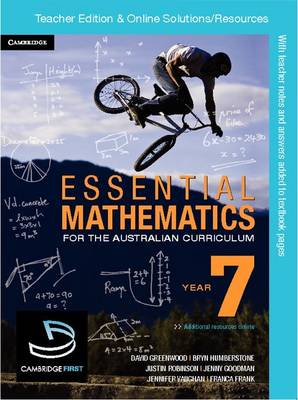 Book cover for Essential Mathematics for the Australian Curriculum Year 7 Teacher Edition