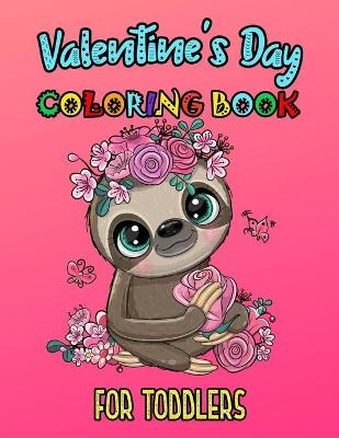 Book cover for Valentine's Day Coloring Book For Toddlers