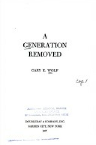 Cover of A Generation Removed