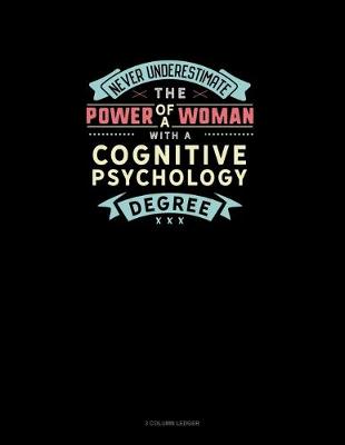 Cover of Never Underestimate The Power Of A Woman With A Cognitive Psychology Degree