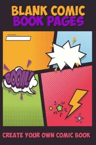 Cover of Blank Comic Book Pages