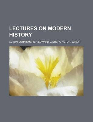 Book cover for Lectures on Modern History