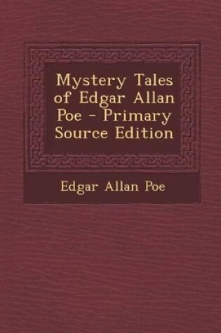 Cover of Mystery Tales of Edgar Allan Poe