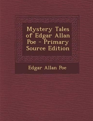 Book cover for Mystery Tales of Edgar Allan Poe