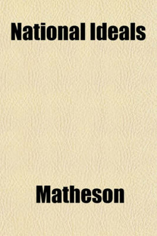 Cover of National Ideals