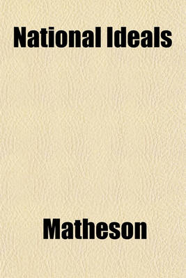 Book cover for National Ideals