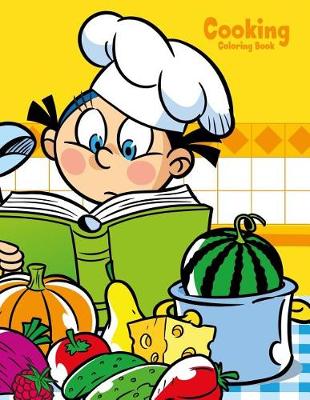 Book cover for Cooking Coloring Book 1