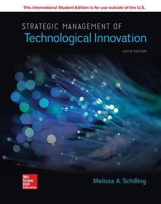 Book cover for ISE Strategic Management of Technological Innovation